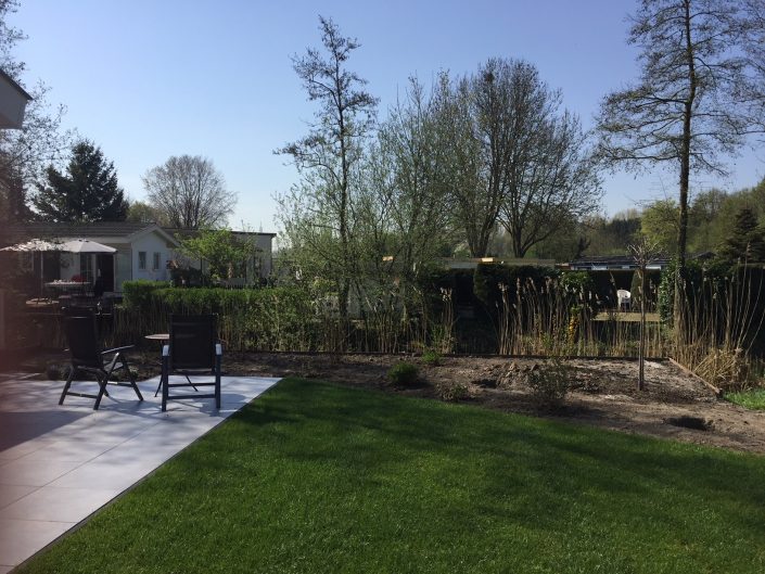 Tuin van Chalet "private moments"